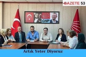 Artık yeter diyoruz.