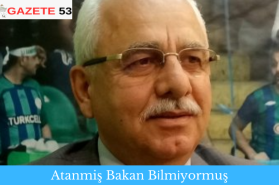Atanmış Bakan Bi̇lmi̇yormuş