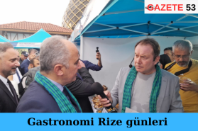 Gastronomi Rize günlerinin açılış