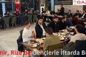 Pekdemir, Rize’de Gençlerle İftarda Buluştu