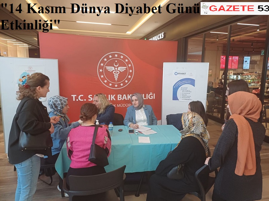 "14 Kasım Dünya Diyabet Günü Etkinliği"