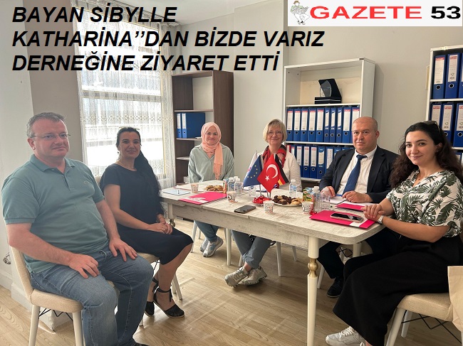BAYAN SİBYLLE KATHARİNA’’DAN BİZDE VARIZ DERNEĞİNE ZİYARET ETTİ