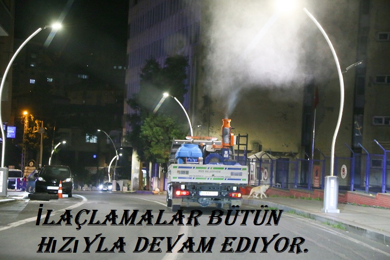 İlaçlamalar Bütün Hızıyla Devam Ediyor.