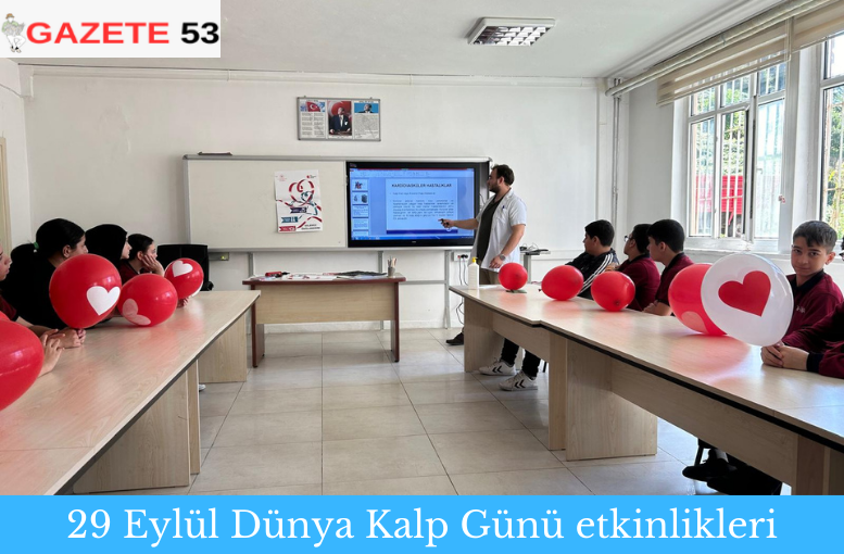 Rize’de “29 Eylül Dünya Kalp Günü” etkinlikleri