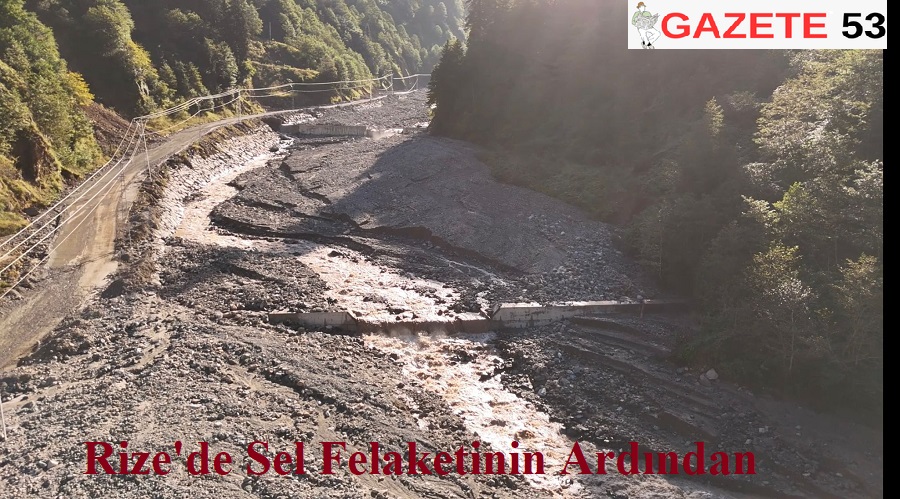 Rize'de Sel Felaketinin Ardından