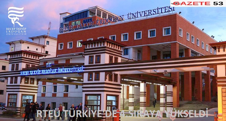 RTEÜ TÜRKİYE'DE 4.SIRAYA YÜKSELDİ